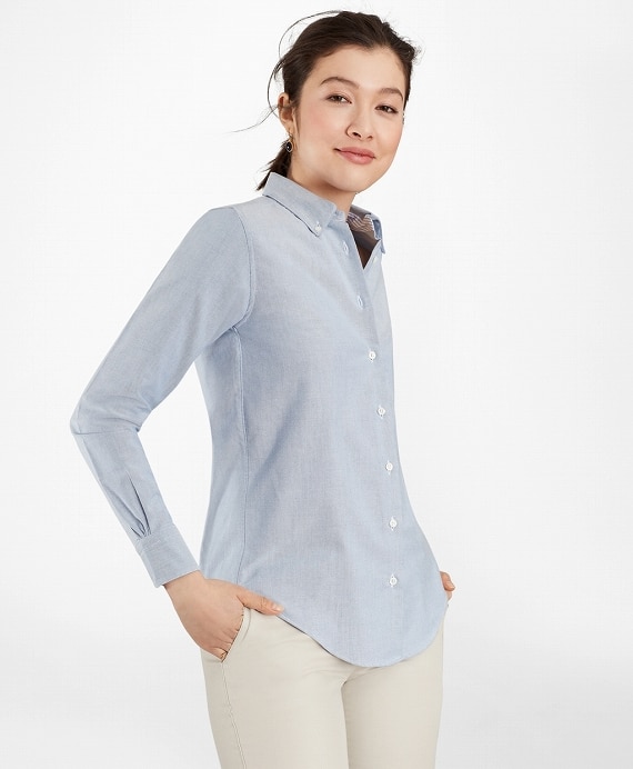 スーピマコットン　オックスフォード　ボタンダウンシャツ　Classic Fit