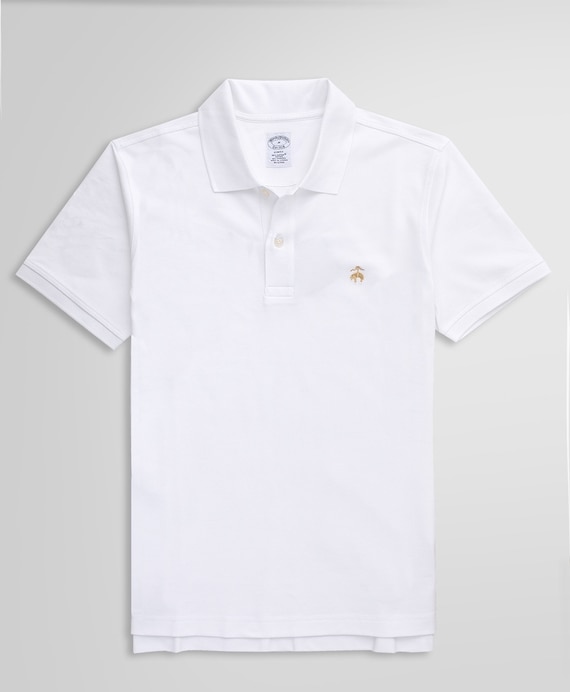 GF　スーピマコットン　ストレッチピケ　ポロシャツ　Slim Fit