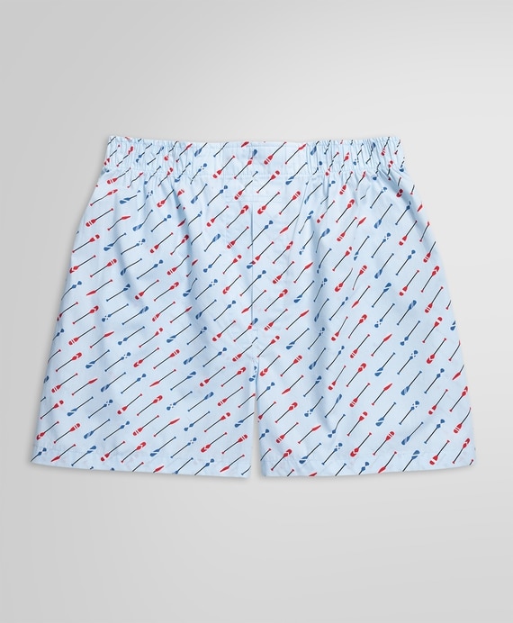 コットン　オアーズプリント　ボクサーショーツ　Traditional Fit