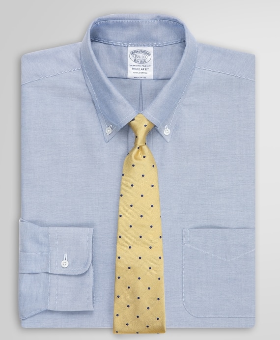 スーピマコットン　オックスフォード　ドレスシャツ　Regular Fit　Made in USA