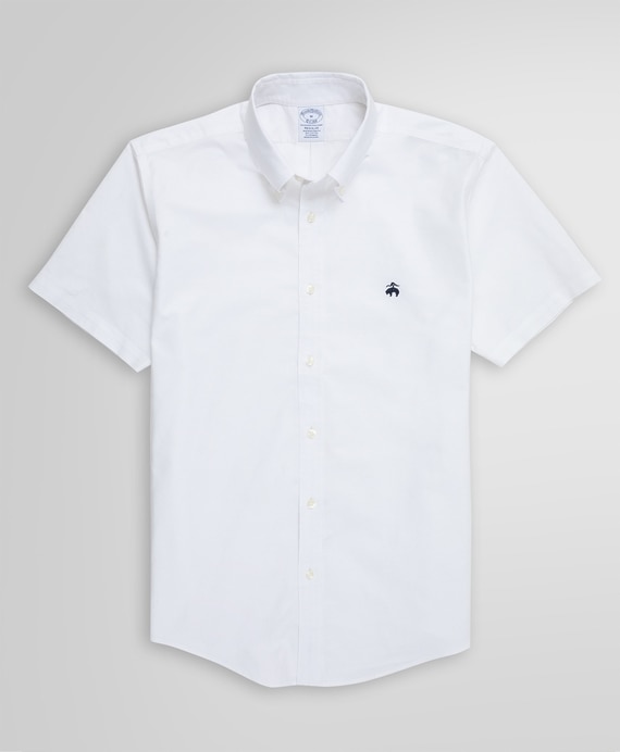 ノンアイロン　ストレッチコットン　GFロゴ　ショートスリーブ　スポーツシャツ　Regular Fit