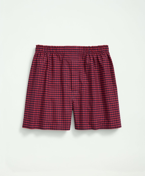 オックスフォード　ギンガムチェック　ボクサーショーツ　Traditional Fit