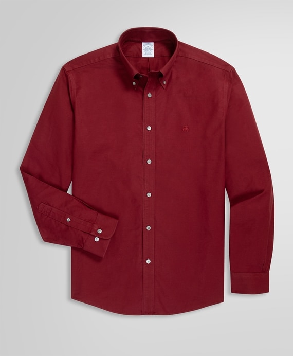 長袖　ノンアイロン　GFロゴ　スポーツシャツ　Regular Fit