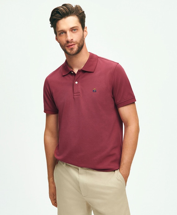 GF　スーピマコットン　ストレッチピケ　ポロシャツ　Slim Fit