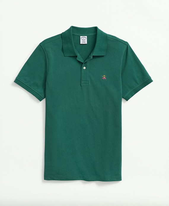 GF　スーピマコットン　ストレッチピケ　ポロシャツ　Slim Fit