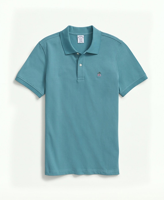 GF　スーピマコットン　ストレッチピケ　ポロシャツ　Slim Fit