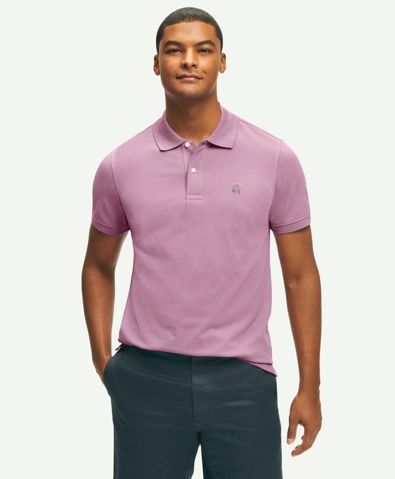 GF　スーピマコットン　ストレッチピケ　ポロシャツ　Slim Fit