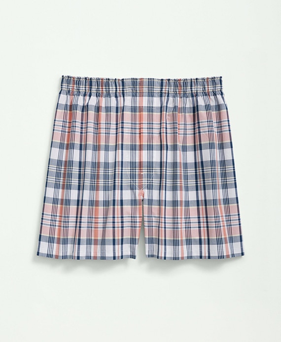 コットン　マドラスチェック　ボクサーショーツ　Traditional Fit