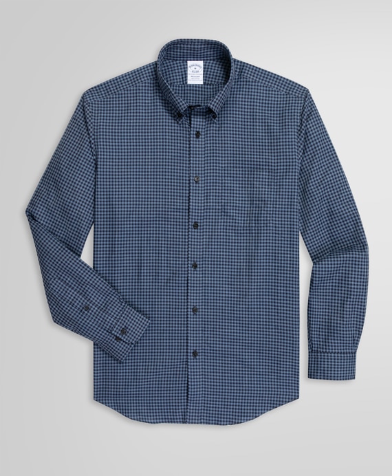 コットンツイル　チェック　スポーツシャツ　Regular Fit