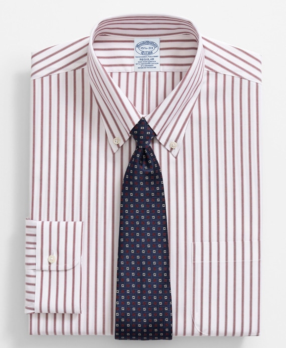 ノンアイロン　スーピマコットンストレッチ　ピンポイントオックスフォード　ドレスシャツ　Regular Fit