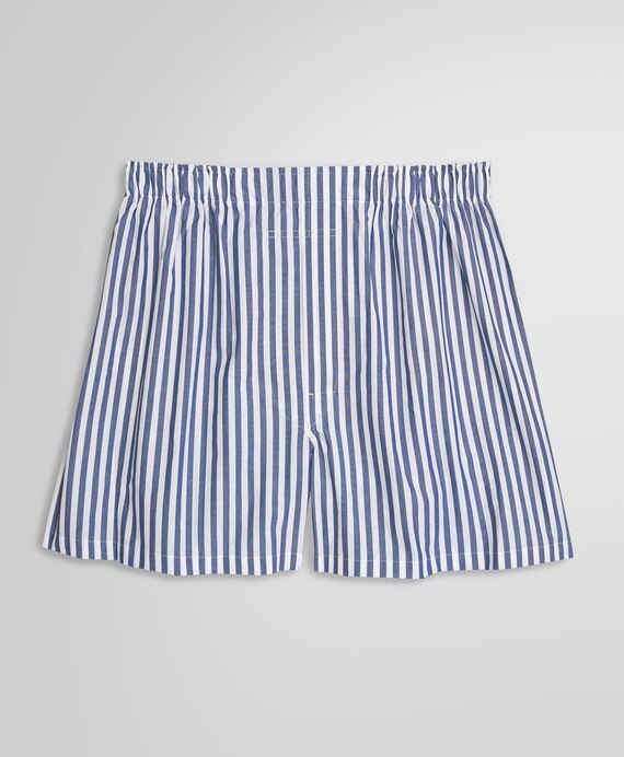 コットン　ブッチャーストライプ　ボクサーショーツ　Traditional Fit
