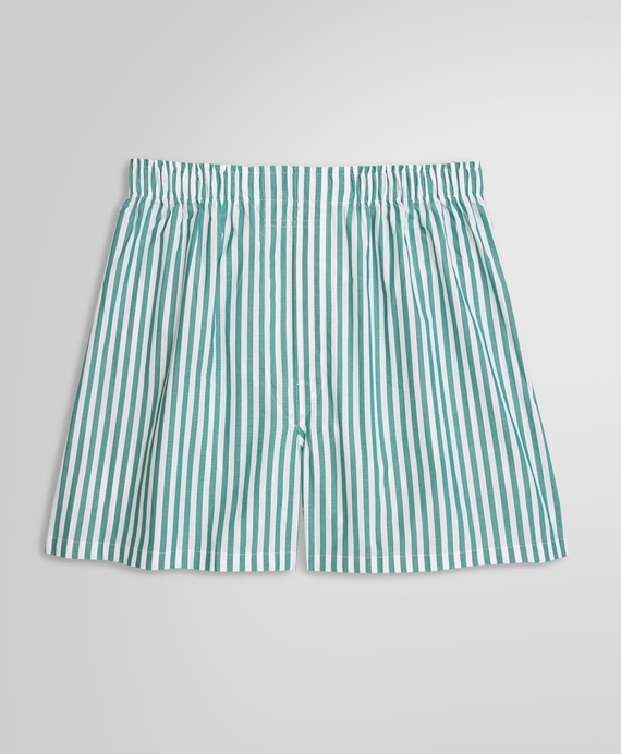 コットン　ブッチャーストライプ　ボクサーショーツ　Traditional Fit