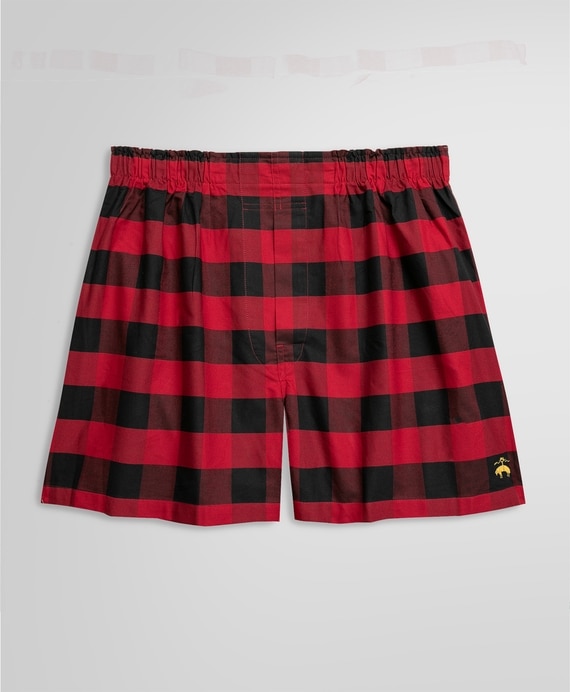 オックスフォード　GFロゴ　チェック　ボクサーショーツ　Traditional Fit