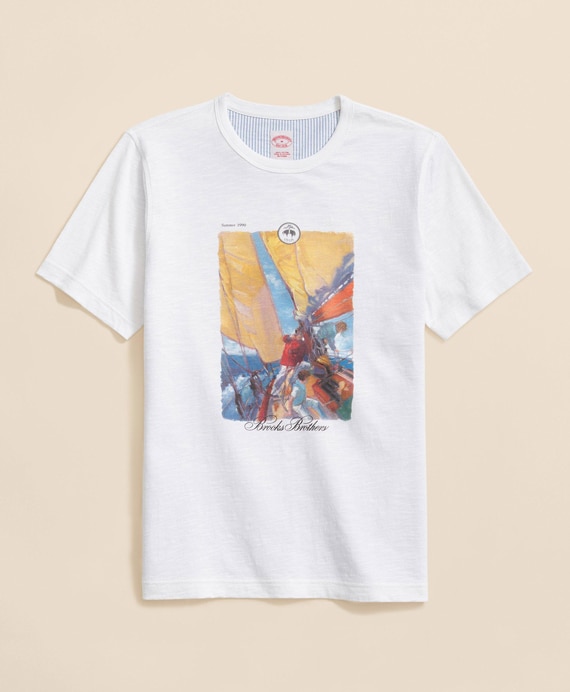 コットン　カタロググラフィック　セーリング　Tシャツ