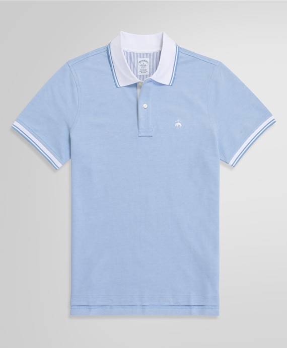 コットンストレッチピケ　GFロゴ　ポロシャツ　Slim Fit