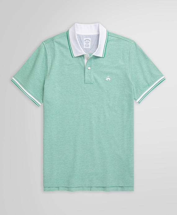 コットンストレッチピケ　GFロゴ　ポロシャツ　Slim Fit