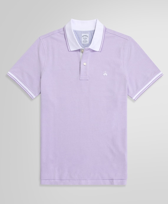 コットンストレッチピケ　GFロゴ　ポロシャツ　Slim Fit