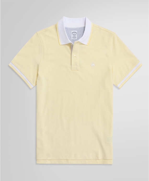 コットンストレッチピケ　GFロゴ　ポロシャツ　Slim Fit