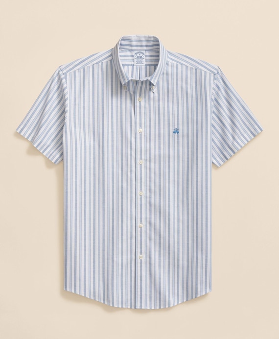 ノンアイロン　ストレッチオックスフォード　GFロゴ　ショートスリーブ　スポーツシャツ　Regular Fit