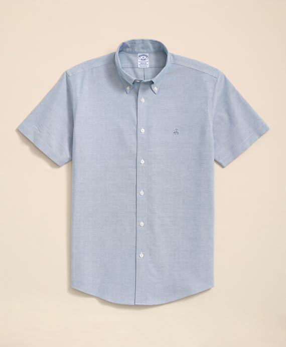 ノンアイロン　ストレッチオックスフォード　GFロゴ　ショートスリーブスポーツシャツ　Regular Fit