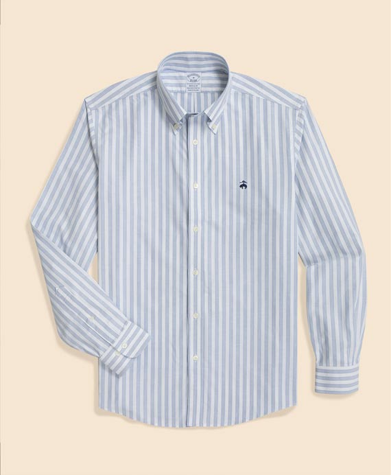 ノンアイロン　ストレッチオックスフォード　GFロゴ　シーズナルパターン　スポーツシャツ　Regular Fit