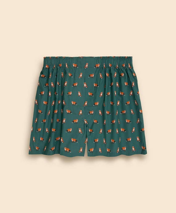 コットンブロードクロス　アニマルプリント　ボクサーショーツ　Traditional Fit