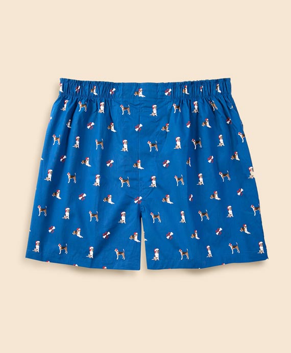 コットンブロードクロス　アニマルプリント　ボクサーショーツ　Traditional Fit