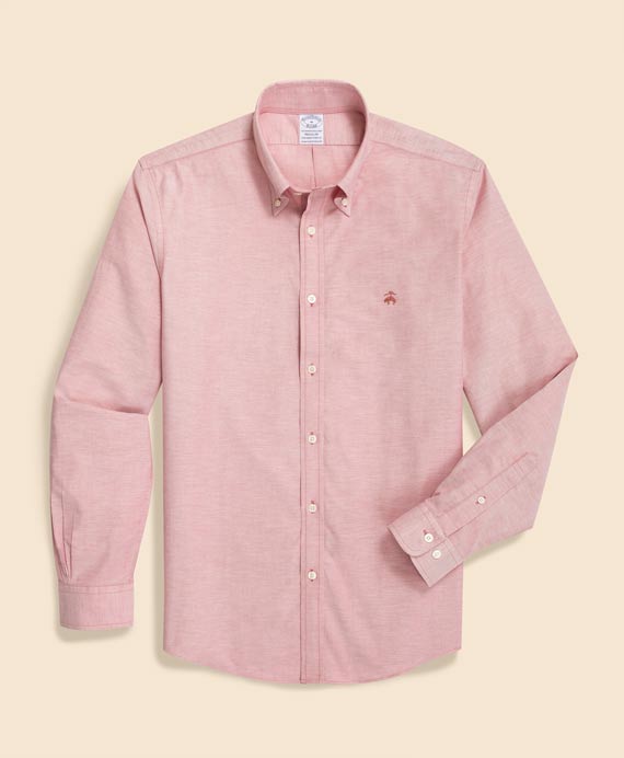 ノンアイロン　ストレッチオックスフォード　GFロゴ　シーズナルカラー　スポーツシャツ　Regular Fit
