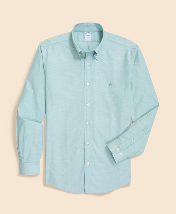 ノンアイロン　ストレッチオックスフォード　GFロゴ　シーズナルカラー　スポーツシャツ　Regular Fit