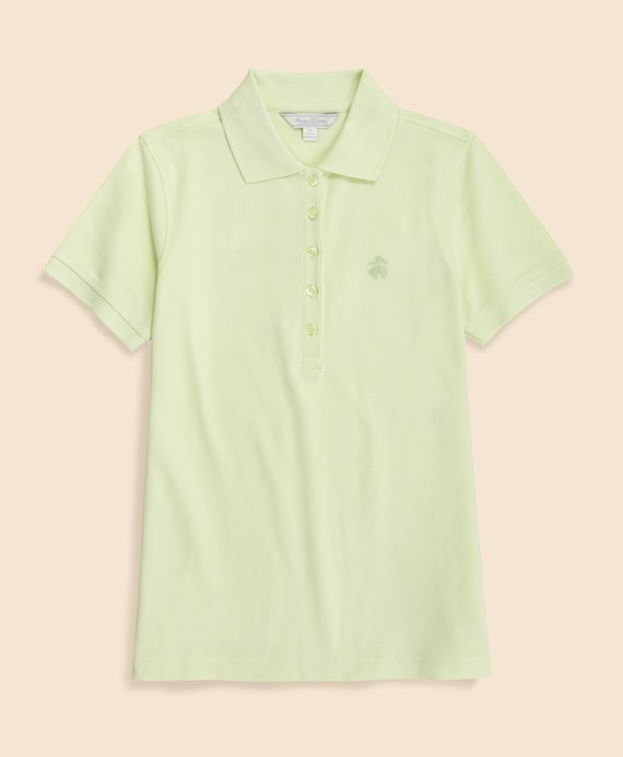 スーピマコットン　ストレッチピケ　GFロゴ　シーズナルカラー　ポロシャツ