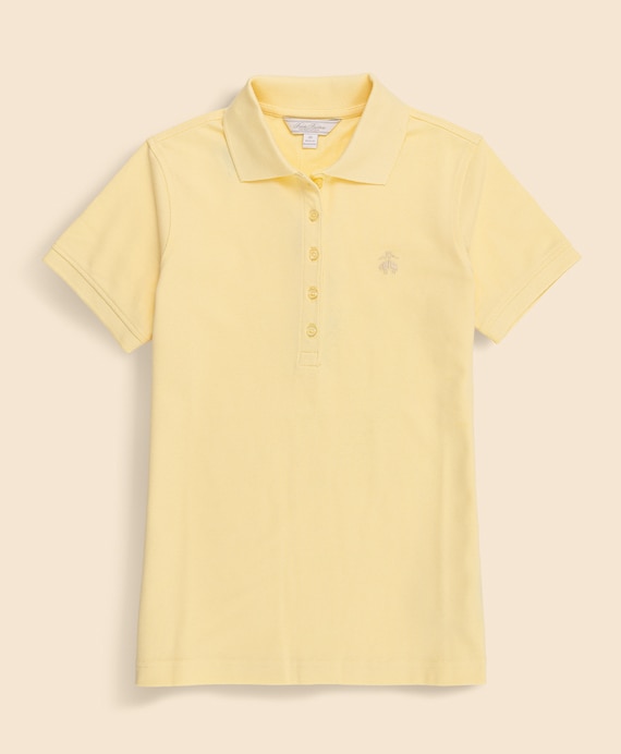 スーピマコットン　ストレッチピケ　GFロゴ　シーズナルカラー　ポロシャツ