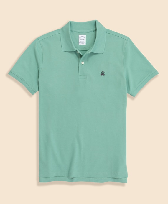 スーピマコットン　ストレッチピケ　GFロゴ　シーズナルカラー　ポロシャツ　Slim Fit