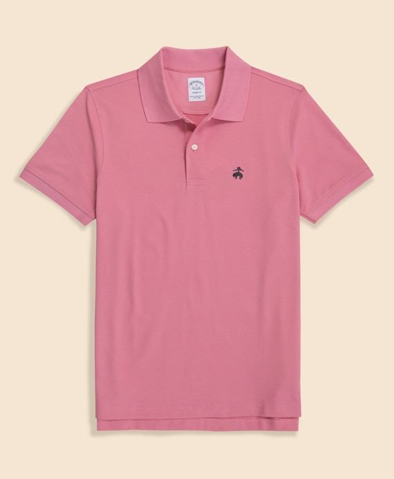 スーピマコットン　ストレッチピケ　GFロゴ　シーズナルカラー　ポロシャツ　Slim Fit