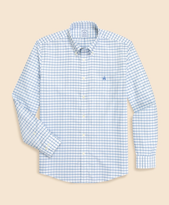 ノンアイロン　ストレッチオックスフォード　GFロゴ　シーズナルパターン　スポーツシャツ　Regular Fit