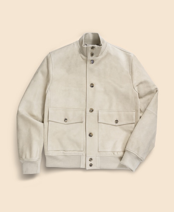 ゴートスウェード　ボマージャケット