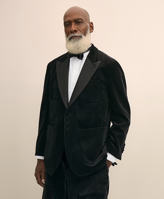 Brooks Brothers × ENGINEERED GARMENTS　コーデュロイ　オーバーサイズ　タキシードジャケット