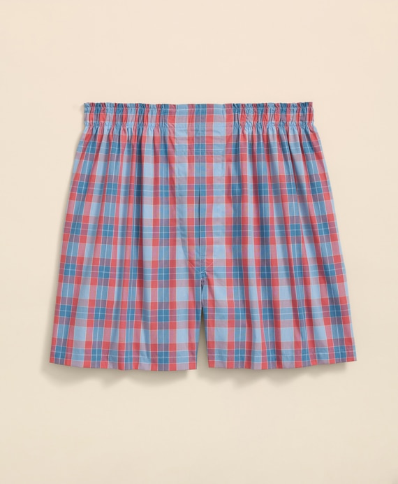 コットンブロードクロス　シーズナルパターン　ボクサーショーツ　Traditional Fit