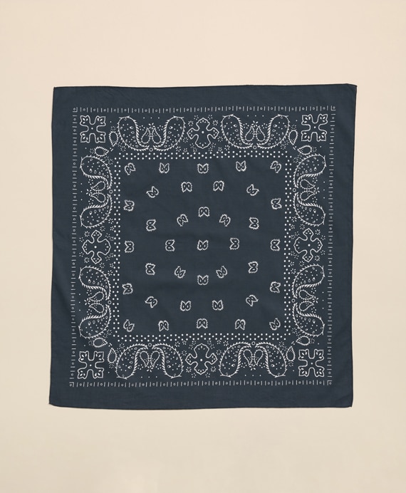 コットン　プリント　ネッカチーフ