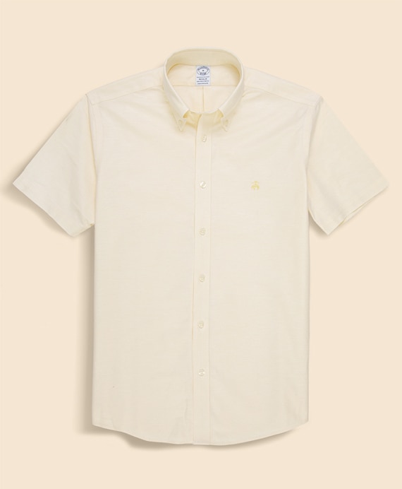 ノンアイロン　ストレッチオックスフォード　GFロゴ　シーズナルカラー　ショートスリーブスポーツシャツ　Regular Fit