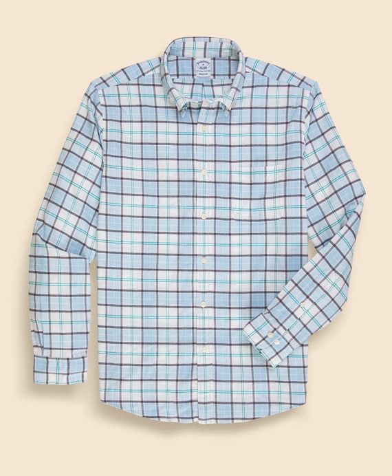 コットン　フランネル　シーズナルパターン　スポーツシャツ　Regular Fit