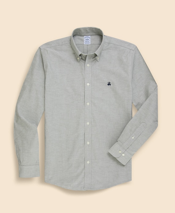 ノンアイロン　ストレッチオックスフォード　シーズナルカラー　GFロゴ　スポーツシャツ　Regular Fit