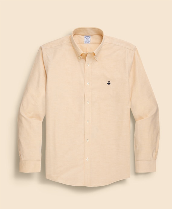 ノンアイロン　ストレッチオックスフォード　シーズナルカラー　GFロゴ　スポーツシャツ　Regular Fit