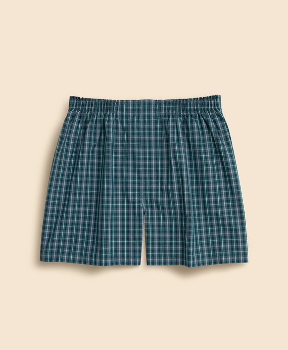 コットンブロードクロス　タータンチェック　ボクサーショーツ　Traditional Fit