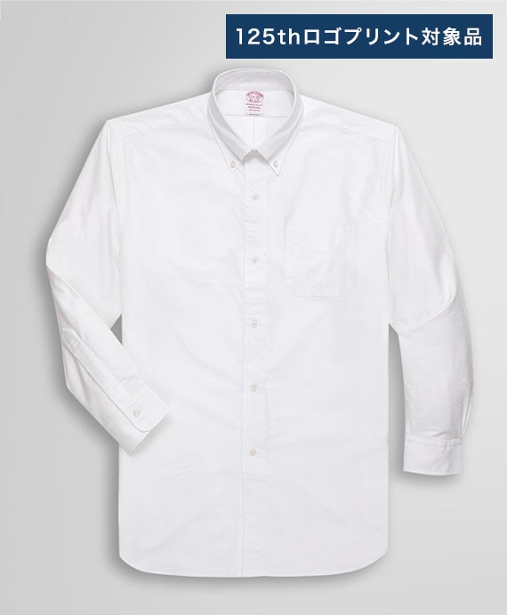 【BD125周年プリント対象メンズドレスシャツ】 スーピマコットン　オックスフォード　ドレスシャツ Traditional Fit　Made in USA