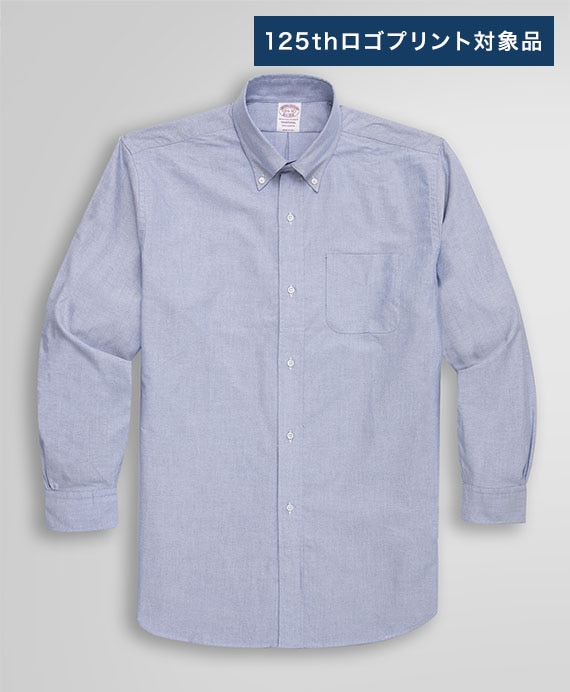 【BD125周年プリント対象メンズドレスシャツ】 スーピマコットン　オックスフォード　ドレスシャツ Traditional Fit　Made in USA