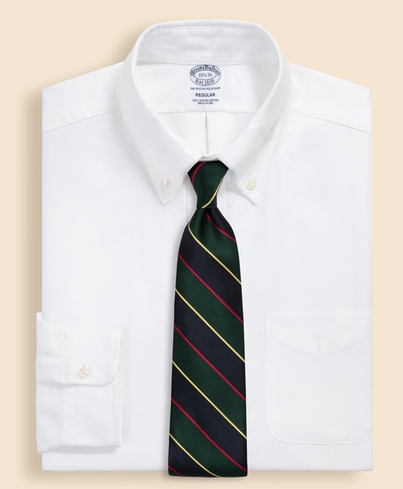 スーピマコットン　オックスフォード　ドレスシャツ　Regular Fit　Made in USA