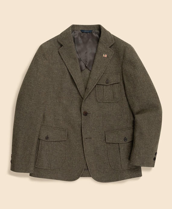 ウール　３釦ノーフォークジャケット　Made in USA