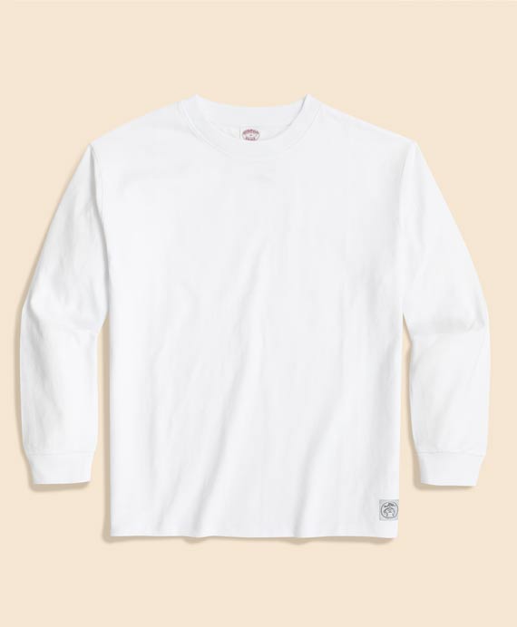 USAコットンジャージー　ヘビーウェイト　GFロゴラベル　ロングスリーブ　Tシャツ