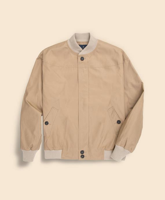 コットンギャバジン　カップショルダー　ダービージャケット　Made in England