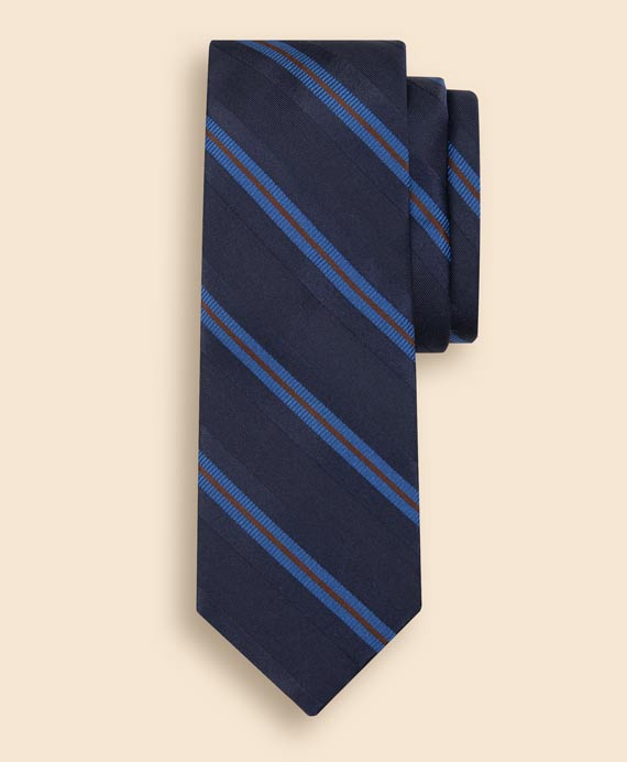 新品 ネイビー シルク ネクタイ ¥19,800 ブルックスブラザーズ シルク ラージ ガルザタイ | Brooks Brothers Japan (ブルックス
